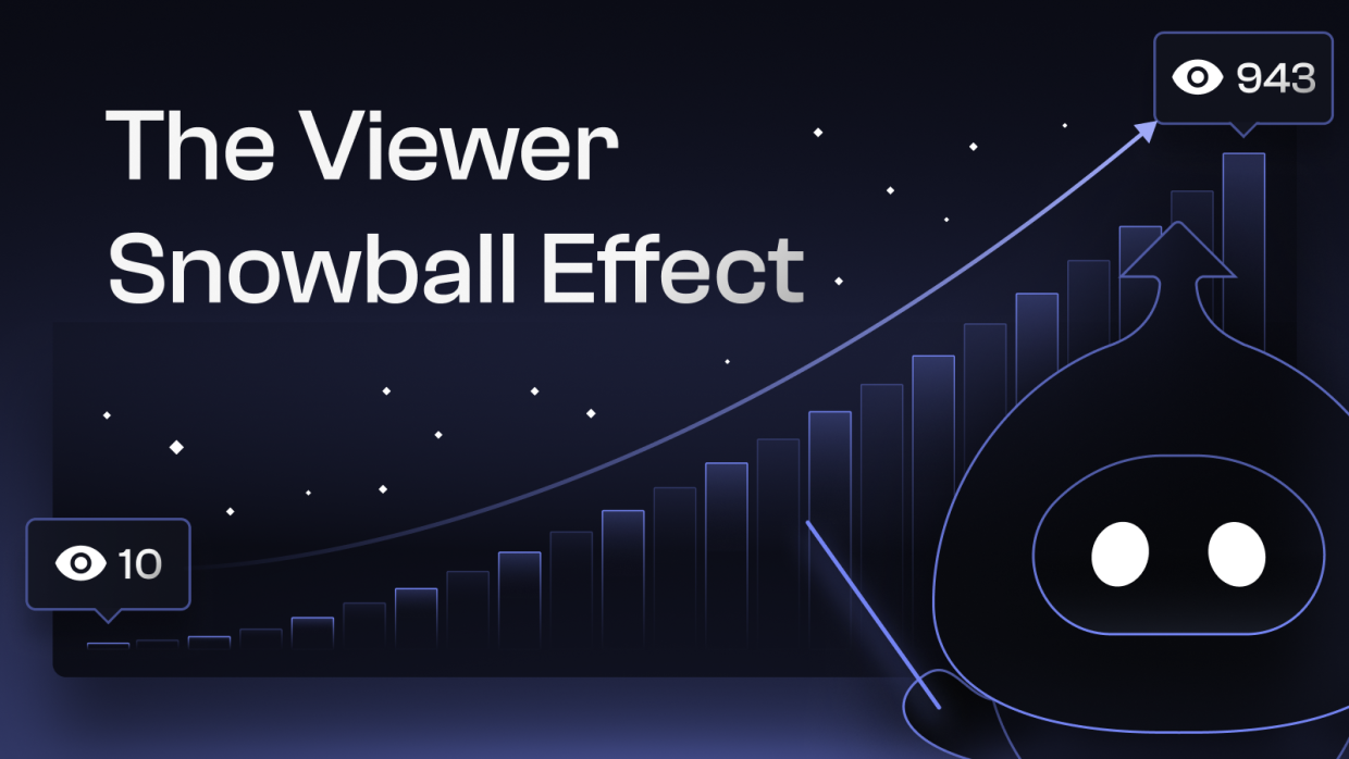 The ‘Viewer Snowball’ Effect: How 20 Average Viewers Can Get You 100 Organic Ones